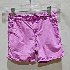 Oshkosh B'gosh, Lilac Shorts, Genuine Article, Sz 6X, 100% Cotton, Elastic Waist